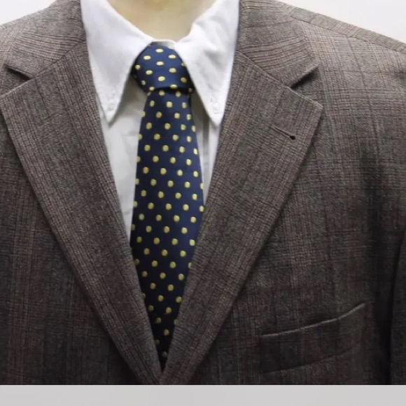 Hugo Boss Men Blazer Cashmere Wool 44R Window Pane plaid Dark Brown 3 Buttons - Picture 9 of 11
